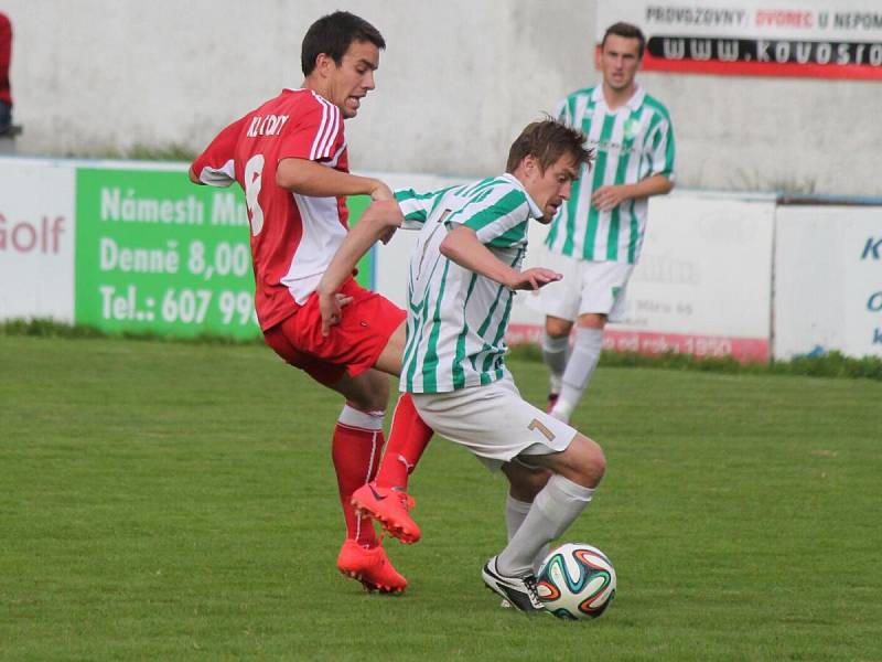 Divize: Klatovy (v červeném) - Malše Roudné 1:1, na PK: 5:3.