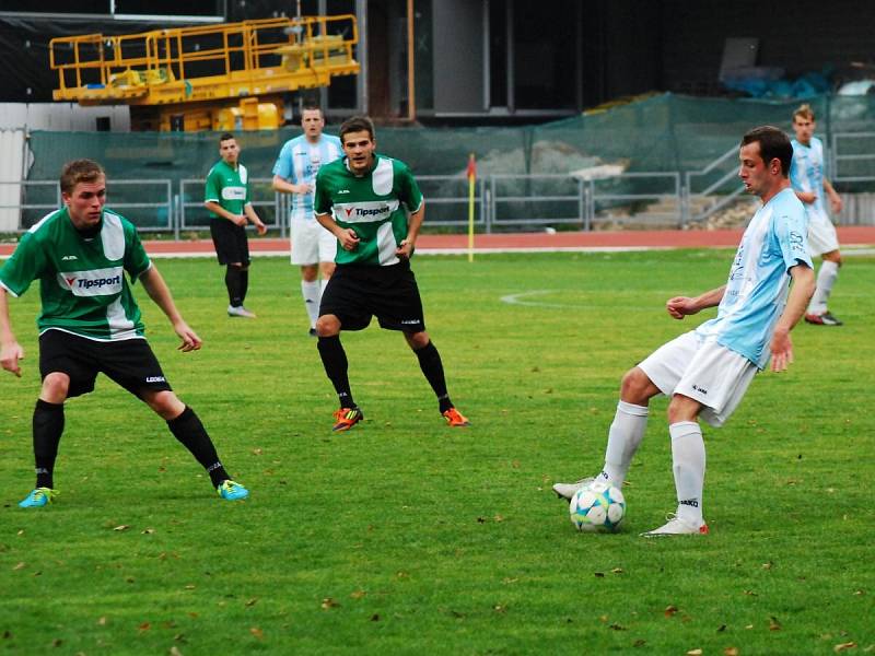 Divize: Sušice (v zeleném) - Jindřichův Hradec 4:1.