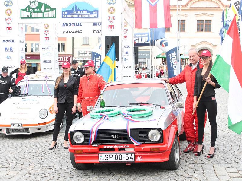 Cíl 24. Historic Vltava Rallye.