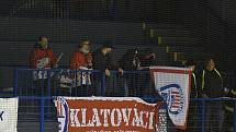 8. kolo západní konference 2. ligy - sezona 2022/2023: HC Stadion Vrchlabí - SHC Klatovy (na snímku hokejisté v červených dresech) 4:3.