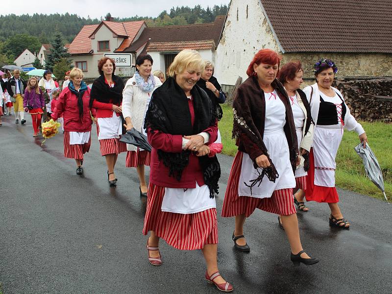 Dožínky ve Velešicích a Pačejově na Klatovsku.