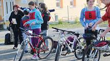 Soutěž mladých cyklistů v Klatovech 2016.