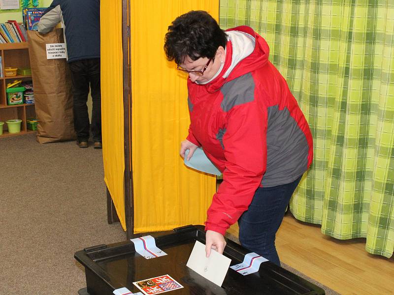 První den prezidentských voleb na Klatovsku