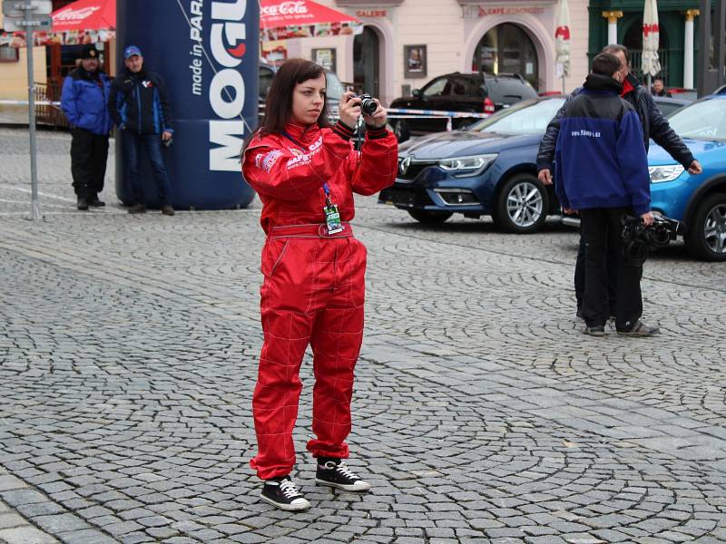 Cíl Historic Vltava Rallye 2017