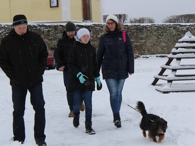 Pochod proti úložišti v Chanovicích.