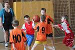 Basketbalový turnaj pro 1. a 2. třídy v Klatovech.