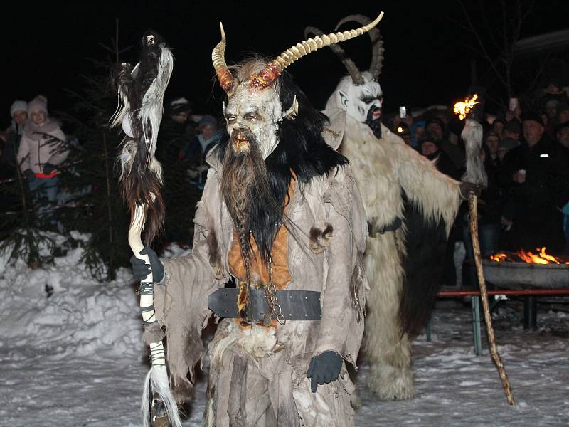 Rauhnacht v Bavorské Železné Rudě.