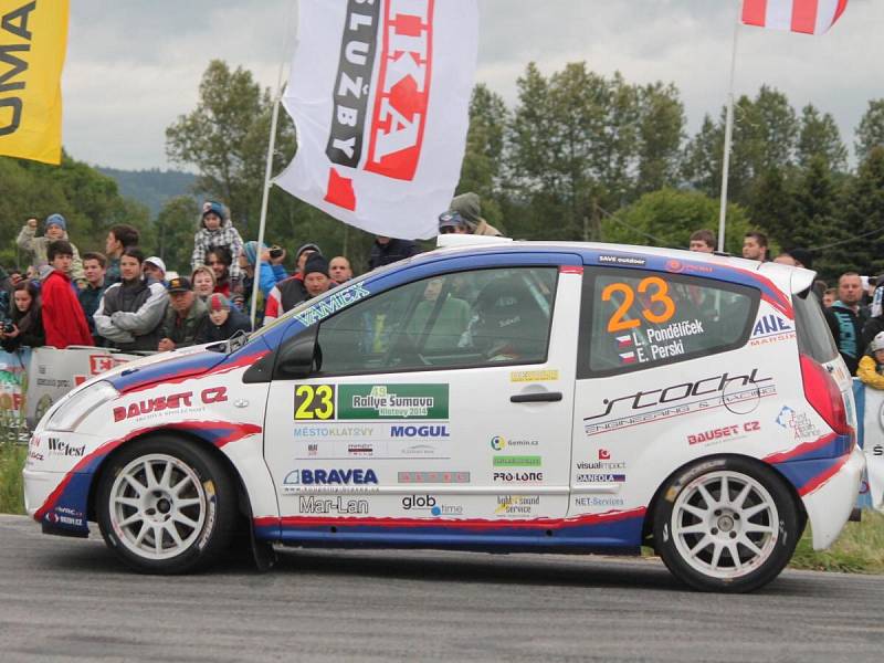 Jako první absolvovaly posádky 49. Rallye Šumava Klatovy tradiční Klatovský okruh.