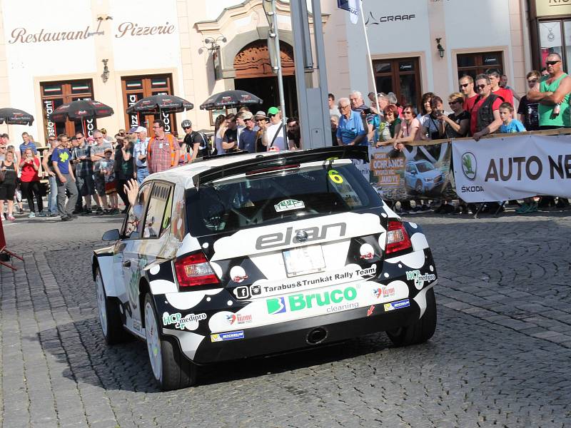 Start 53. Rallye Šumava Klatovy