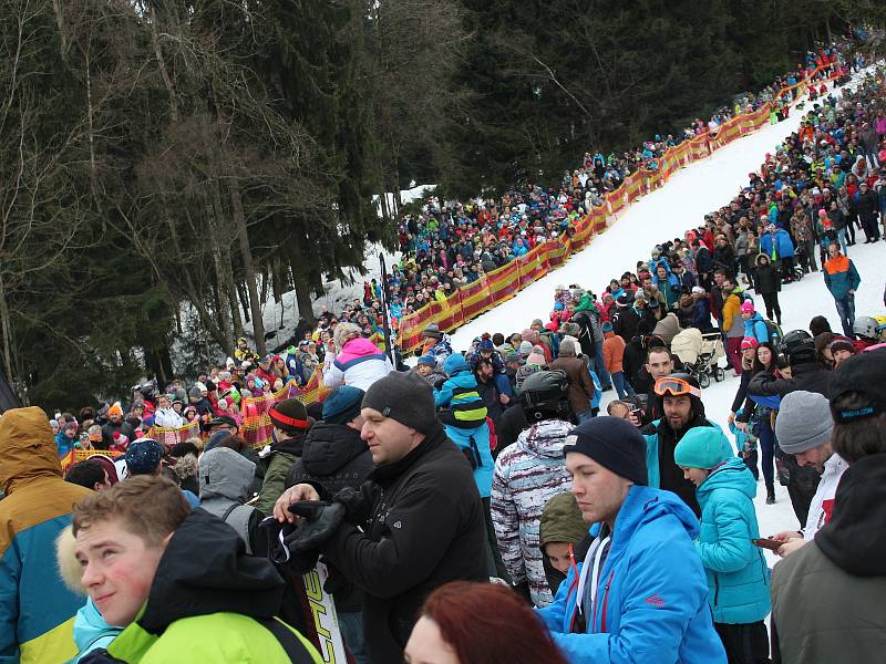 Jízda přes louži na Špičáku 2018.