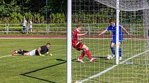 29. kolo I. A třídy: TJ Sušice (modří) - TJ Start Luby 6:1 (3:1).