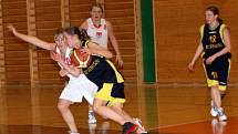 Mladší dorostenky TJ Klatovy  porazily  na domácí palubovce v dalším  ligovém utkání basketbalistky BC Benešov 71:62.