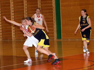 Mladší dorostenky TJ Klatovy  porazily  na domácí palubovce v dalším  ligovém utkání basketbalistky BC Benešov 71:62.
