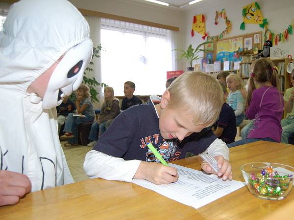 Pasování na rytíře řádu čtenářského v Sušici