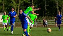 25. kolo I. A třídy: TJ Sušice (modří) - Bohemia Kaznějov 1:0.