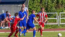 29. kolo I. A třídy: TJ Sušice (modří) - TJ Start Luby 6:1 (3:1).