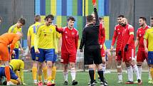 17. kolo FORTUNA divize A: Petřín Plzeň (červení) - SENCO Doubravka 0:3.