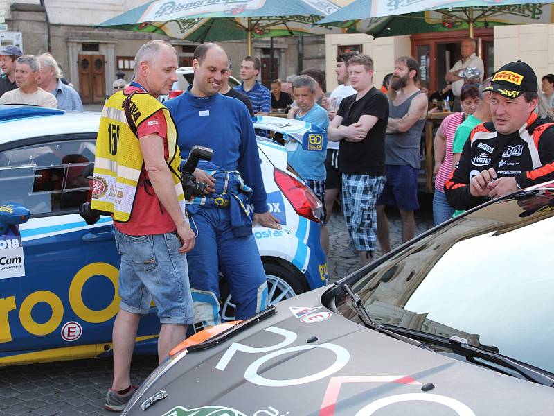 Start 53. Rallye Šumava Klatovy