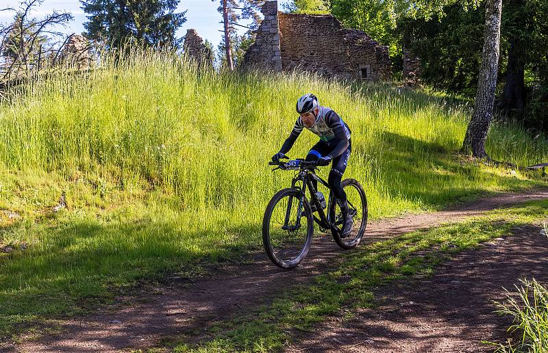 Author Král Šumavy MTB 2022 - zřícenina Sv. Bartoloměje.