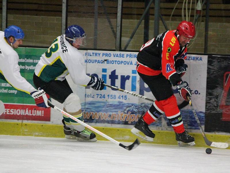 Okresní přebor Strakonicka: Luby (černooranžové dresy) - Drahonice 5:3