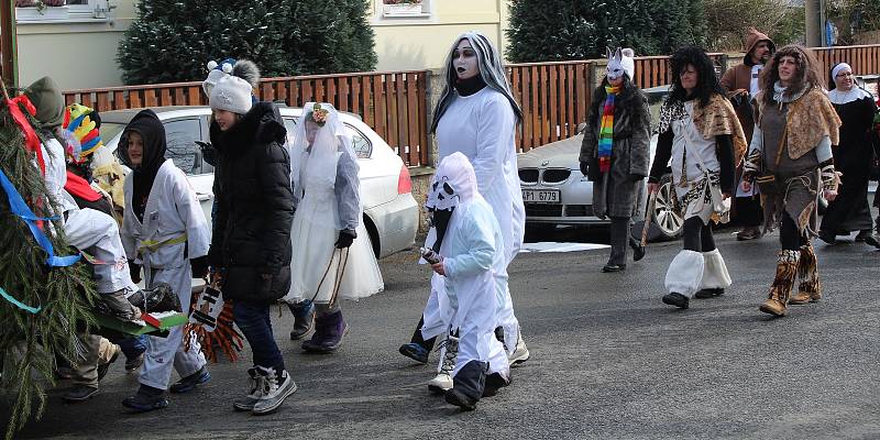 Masopustní průvod v Chudenicích.