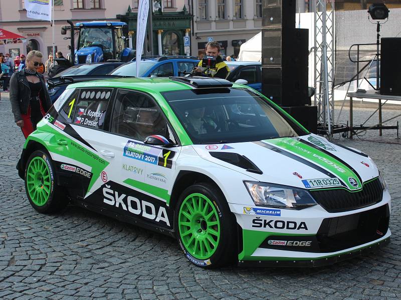 Start Rallye Šumava Klatovy 2017