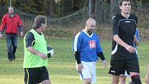 IV. třída: Kolinec (v modrém) - Budětice 0:1.