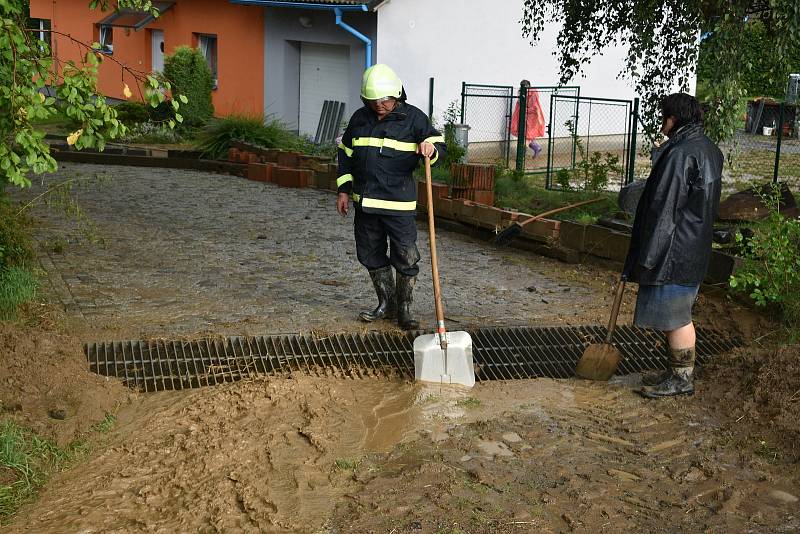 Bleskové povodně v Neznašovech na Klatovsku.