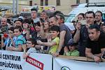 Cíl 53. Rallye Šumava Klatovy na náměstí Míru v Klatovech