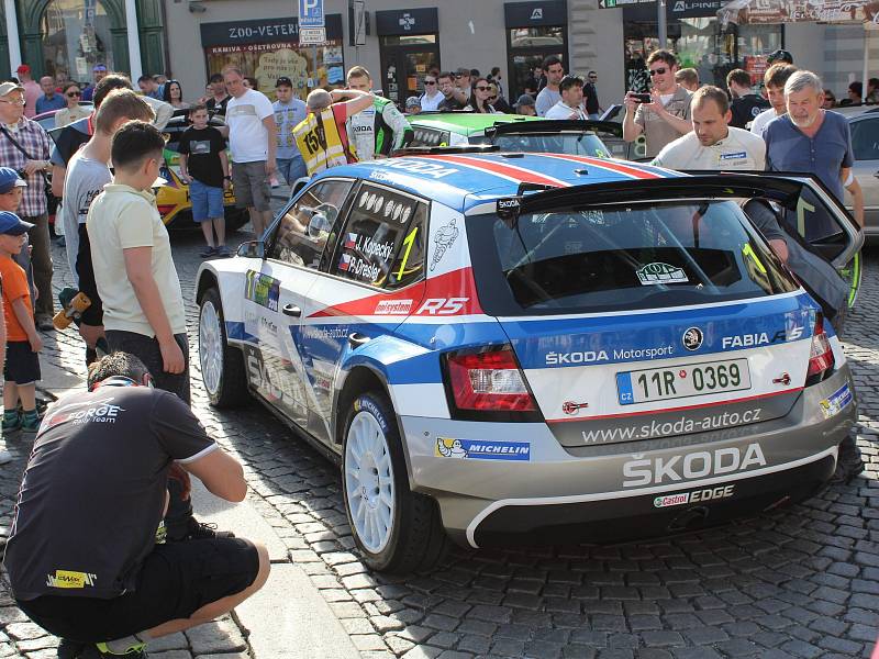 Start 53. Rallye Šumava Klatovy