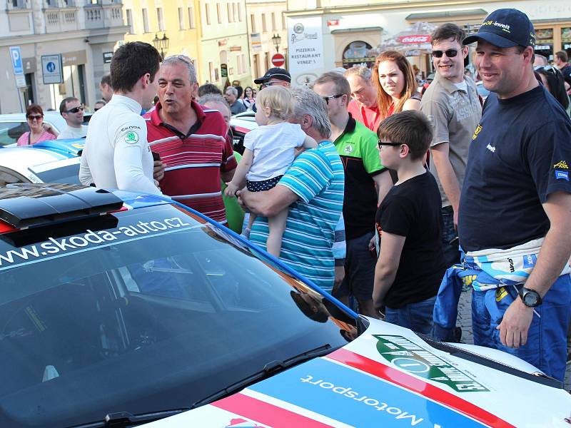 Start 53. Rallye Šumava Klatovy