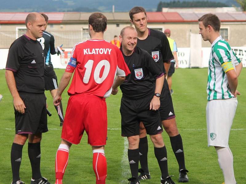 Divize: Klatovy (v červeném) - Malše Roudné 1:1, na PK: 5:3.