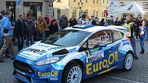 Start Rallye Šumava Klatovy 2017