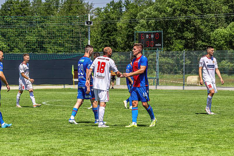 Přátelské utkání: FC Viktoria Plzeň - SK Klatovy 1898 (bílé dresy).