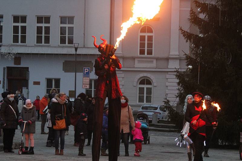 Kejklíři v Horažďovicích.