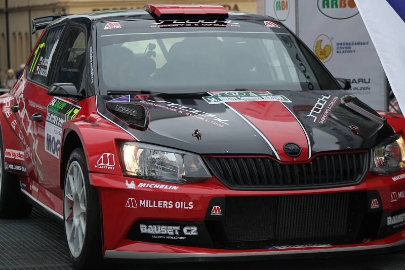 54. Rallye Šumava Klatovy - start Klatovy.