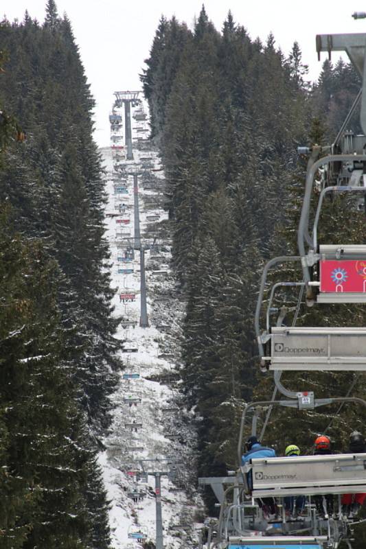 Fotoreportáž z areálu Ski&Bike Špičák