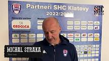VIDEO: Po sobotním zápasem proti Benátkám nad Jizerou hovořil trenér klatovských hokejistů Michal Straka a útočník Martin Lang.
