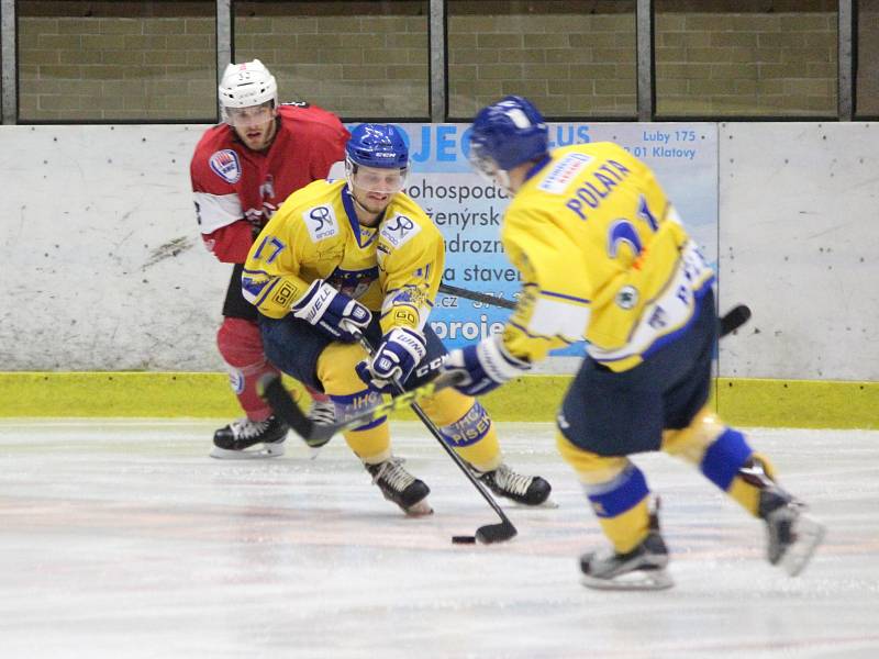 2. liga 2017/2018: Klatovy (červené dresy) - Písek 5:2