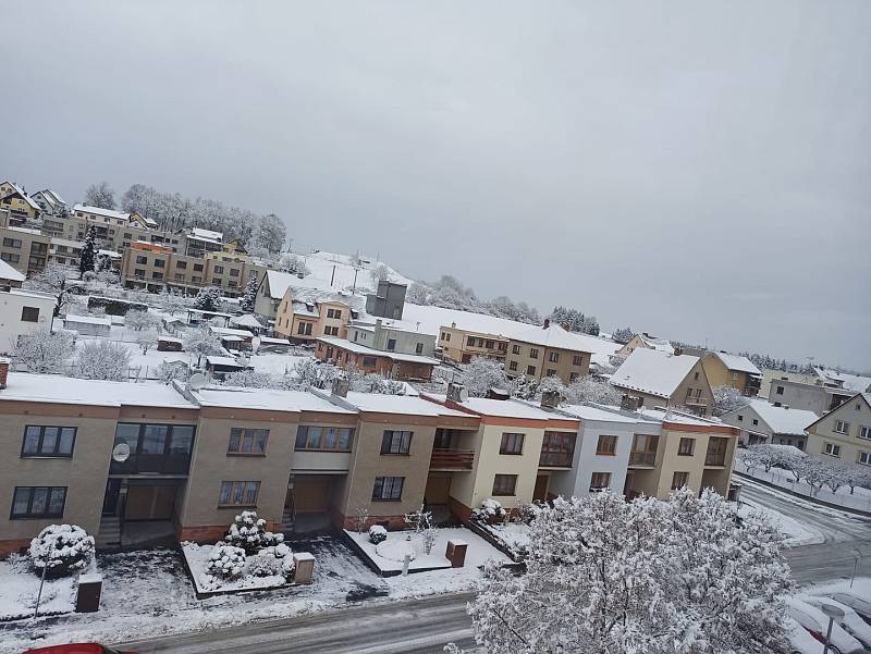Klatovsko pod sněhem.