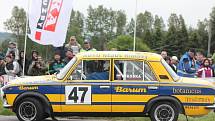 První rychlostní zkouškou 23. Historic Vltava Rallye byl tradičně Klatovský okruh.