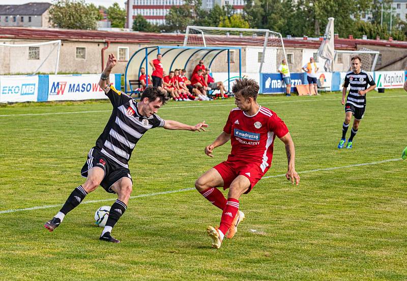 Klatovský fotbalista Jan Zajíček.