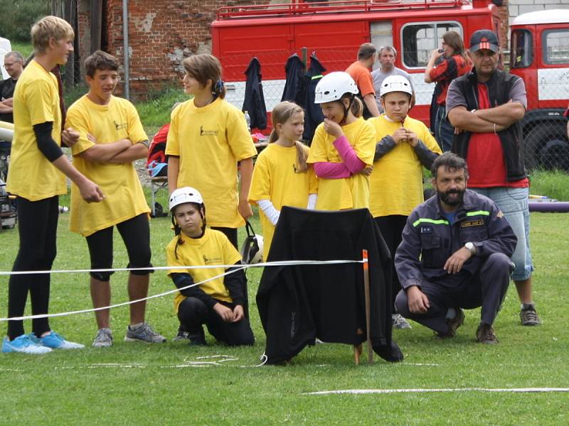 Setkání mladých hasičů v Lomci u Klatov
