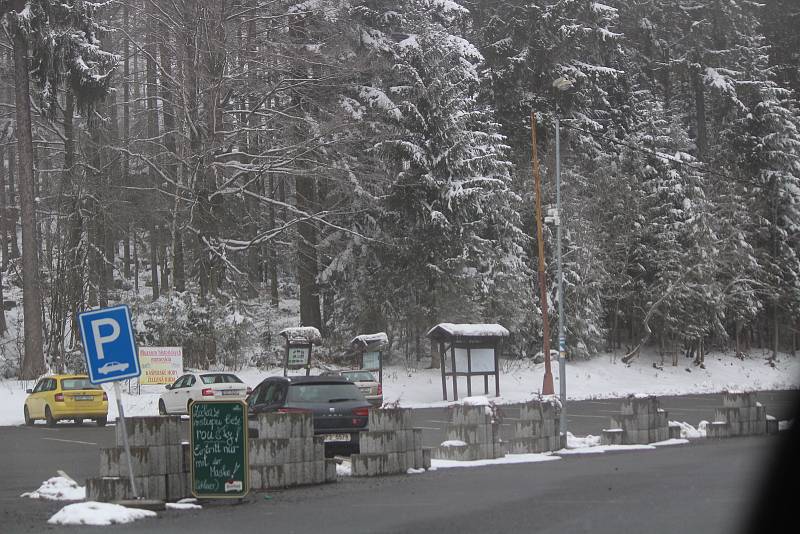 Šumava první víkend po rozvolnění a otevření okresů.