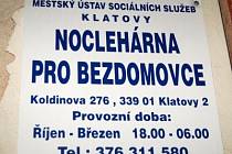 Klatovská noclehárna pro bezdomovce