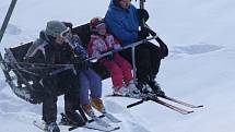 Zahájení lyžařské sezony na Šumavě. Ski areál Špičák 8. 12. 12