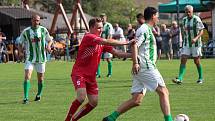 Fotbalisté TJ Sokol Měčín (na archivním snímku) porazili v pátém kole okresní III. třídy soupeře ze Železné Rudy vysoko 8:4.