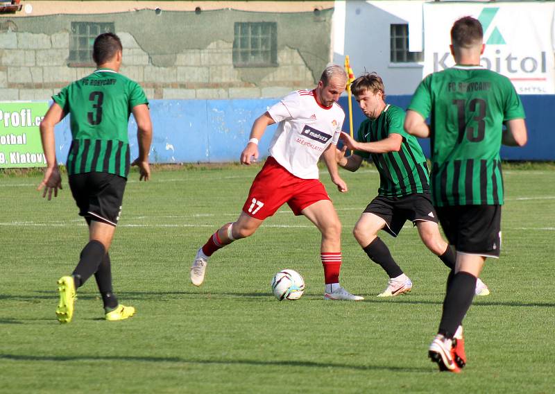 Michal Lukeš vstřelil proti Hořovicím svou třetí branku v sezoně.