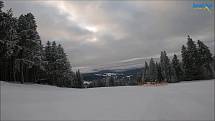 Ski&Bike Špičák, aktuální záběry ze sjezdovek