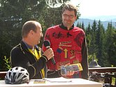 Michal Jančařík pokřtil svoje cyklotoulky Šumavou
